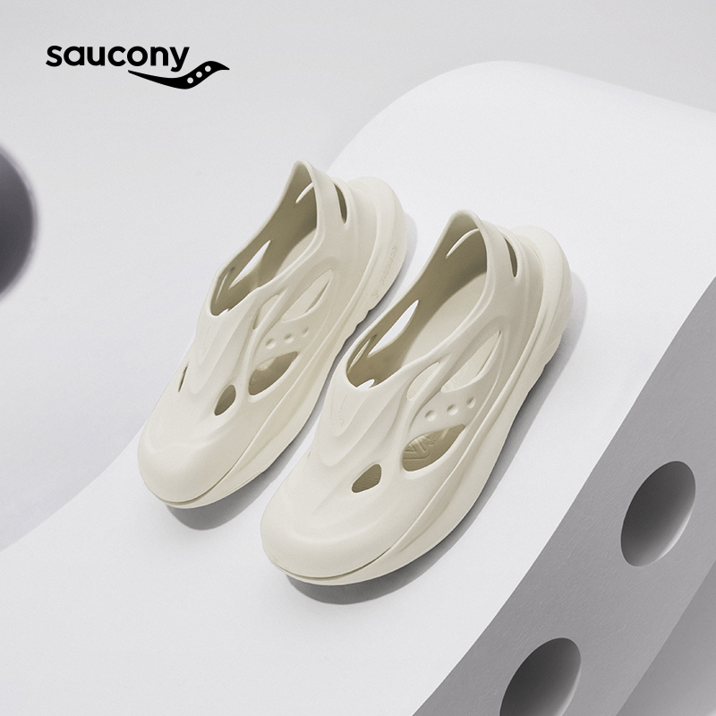 Saucony索康尼CRADLE YAT男女洞洞鞋露营沙滩鞋缓震户外凉拖鞋夏