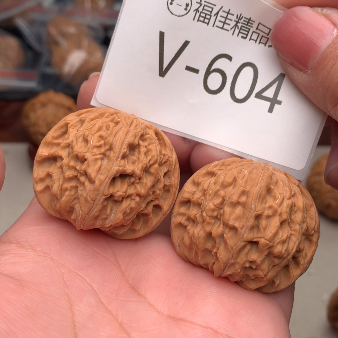 文玩核桃把件38磨盘………..