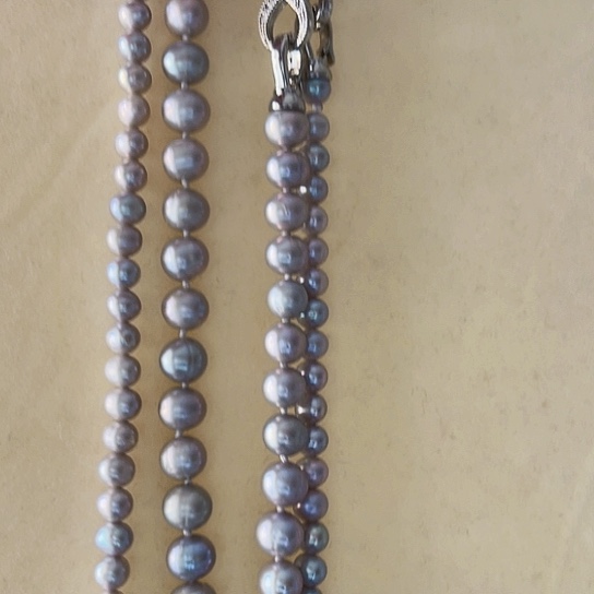 淡水珍珠颈饰银S925镶嵌