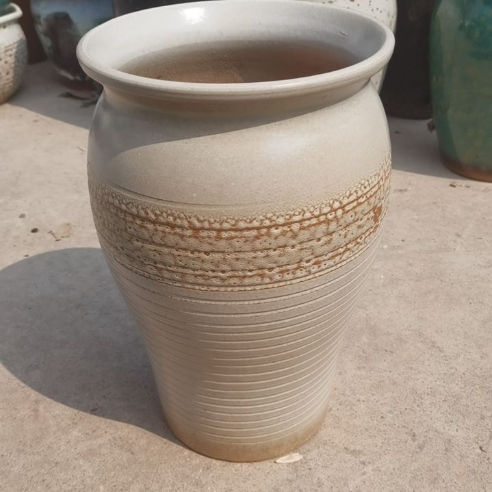 红陶口20高33一个盆