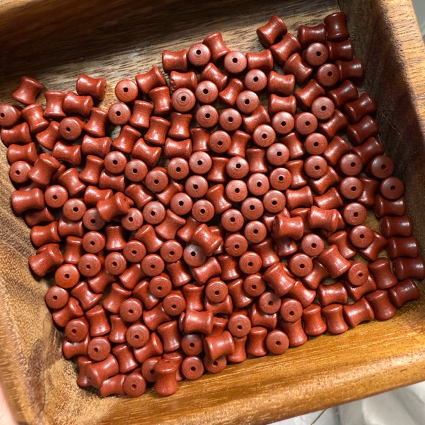 非遗古法天然合香花蕊竹节珠90g（微瑕）