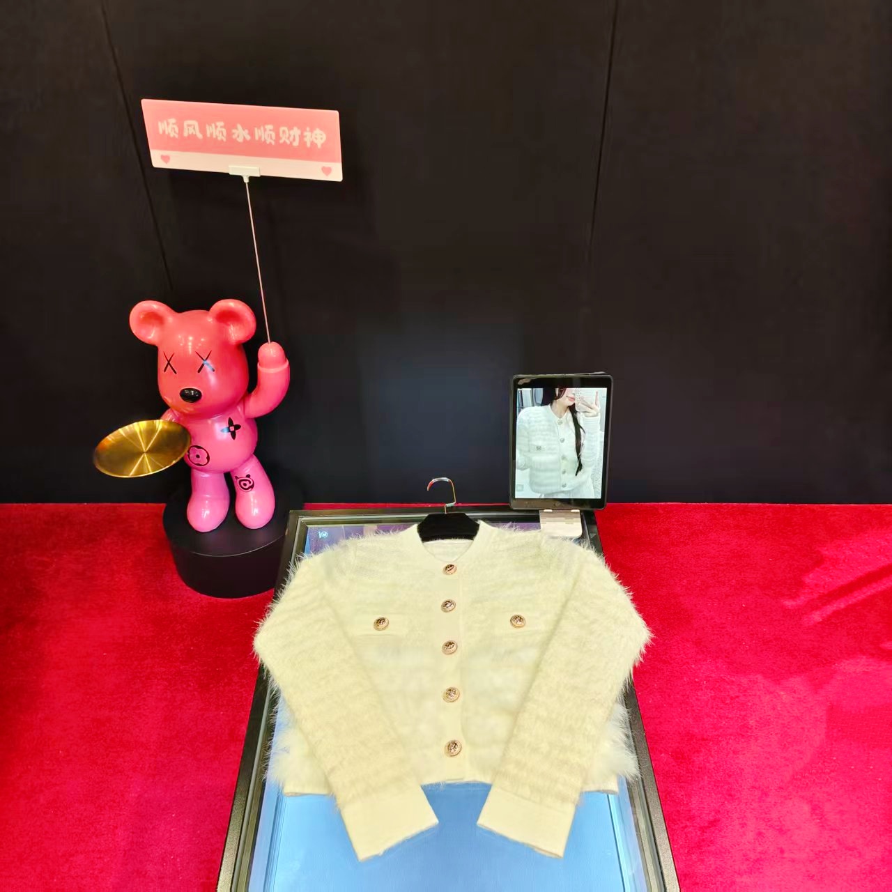 +271 新款长袖纯色针织开衫秋季圆领长袖