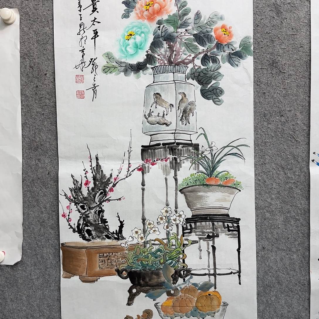 陶瓷书法作品多次参加全国