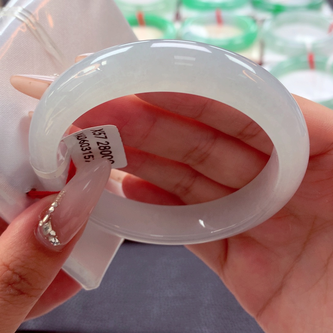 翡翠手镯未镶嵌22（31号）