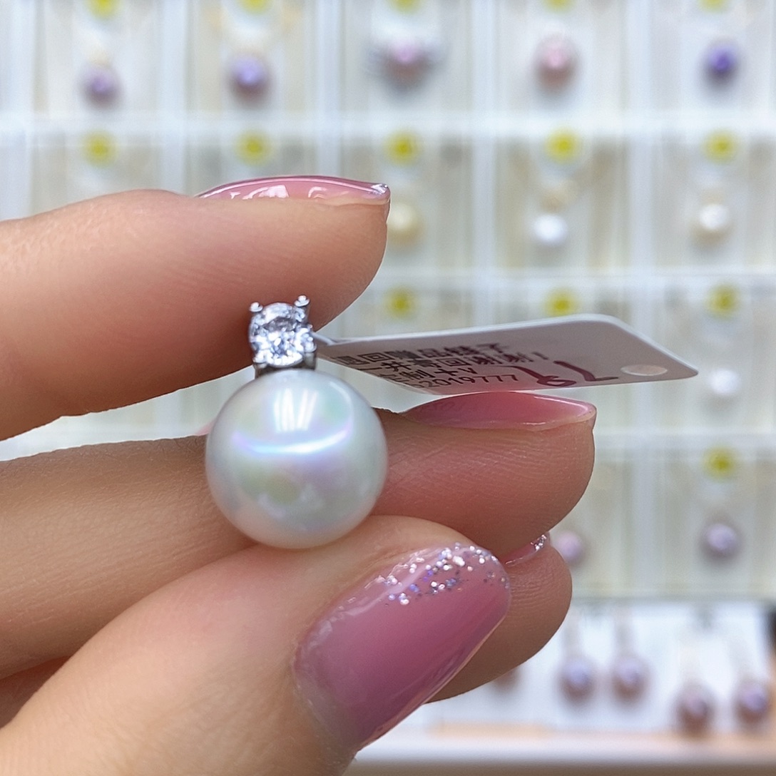 淡水珍珠未镶嵌吊坠(赠链)