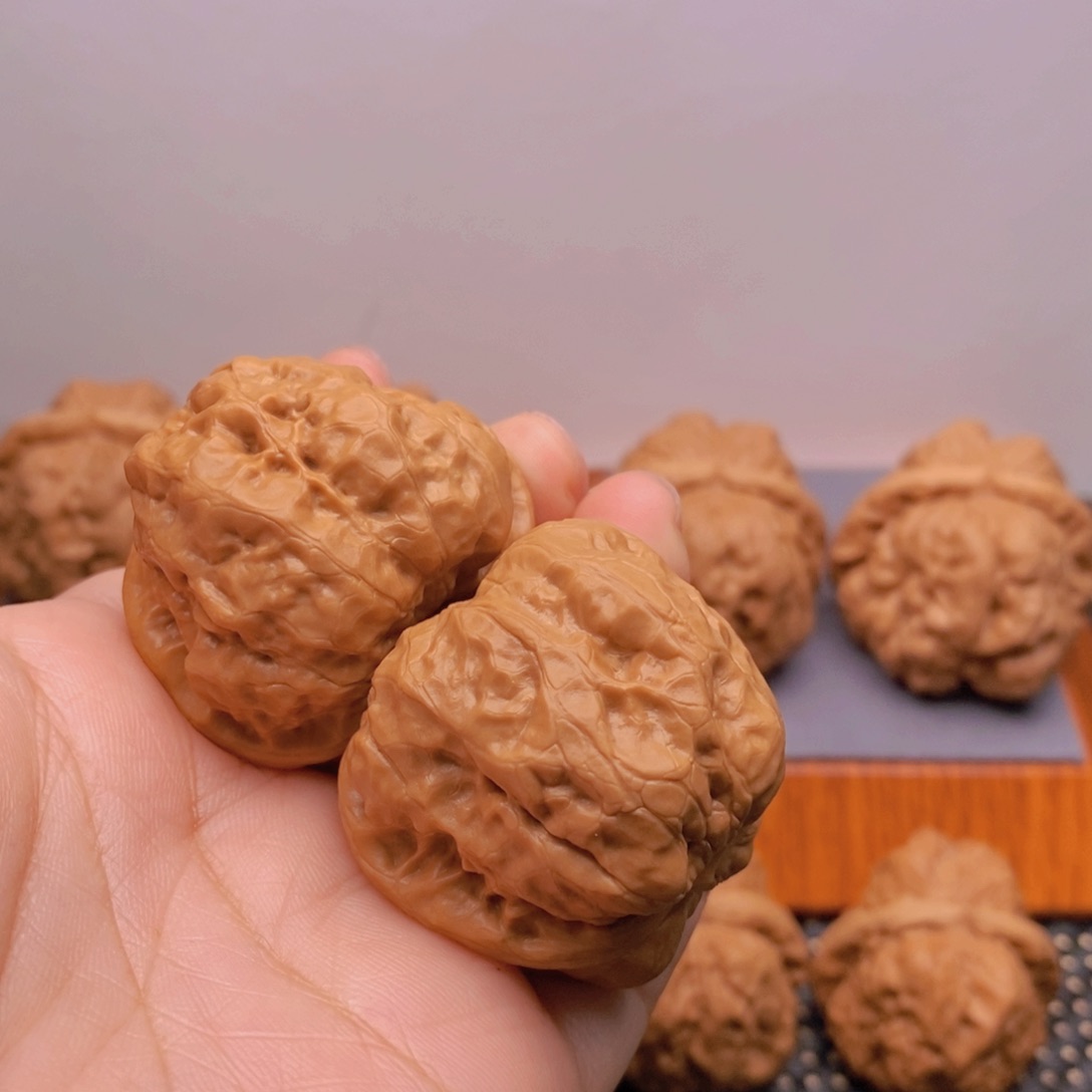 文玩核桃把件铁*边39左右