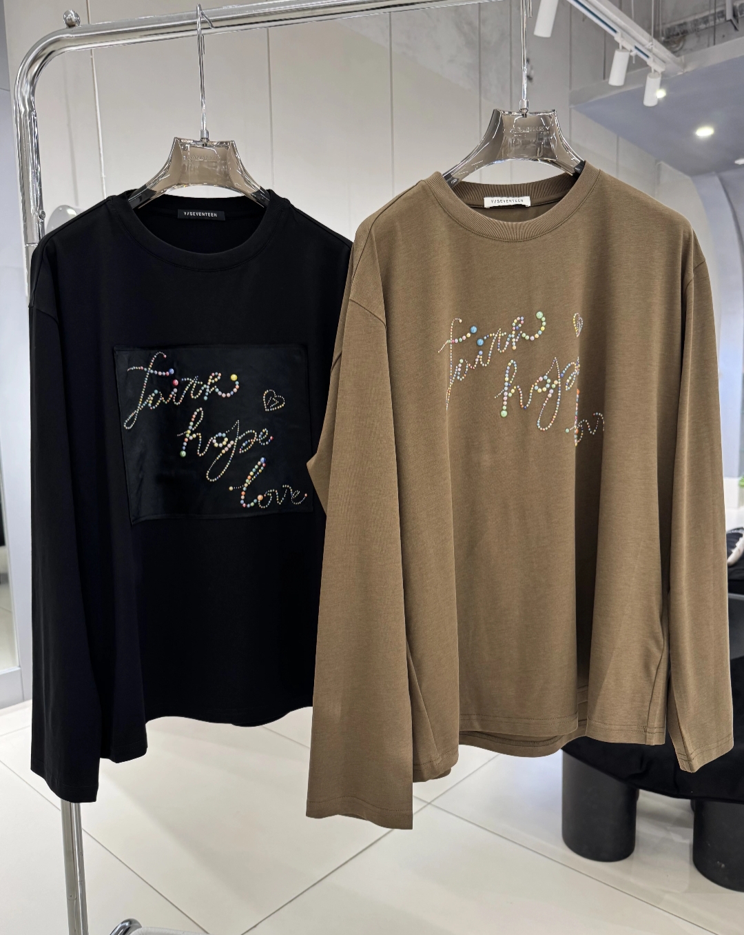 Y /SEVENTEEN 设计师品牌 25早秋FHL烫钻T