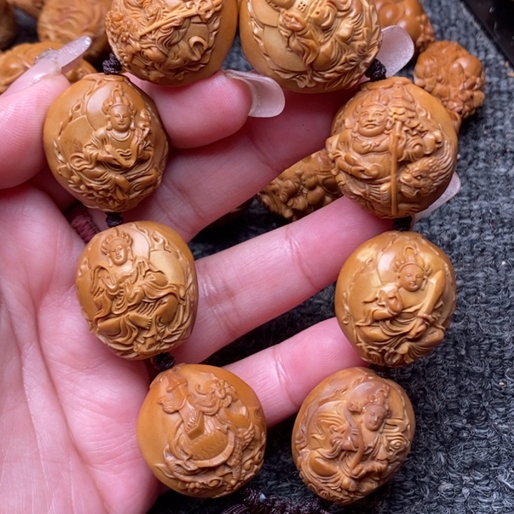 吊坠橄榄核OK健健康康快快乐乐哭哭哭