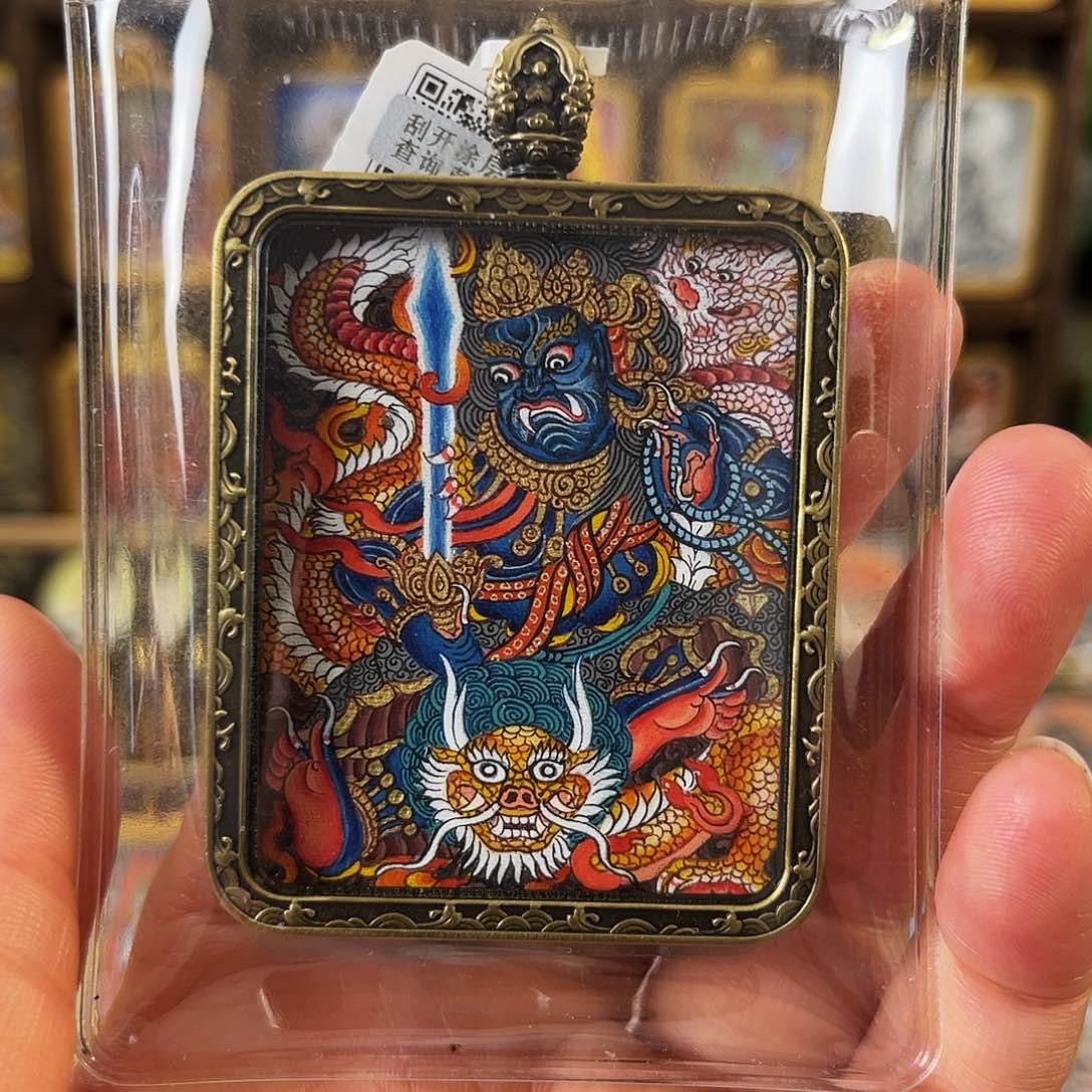 装裱画青海热贡手绘不动