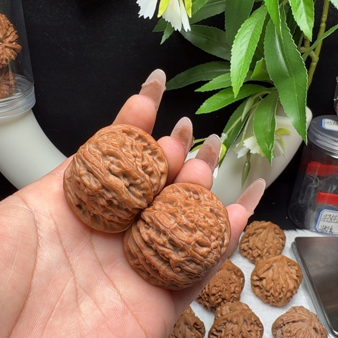 糖***分把件文玩核桃41磨盘