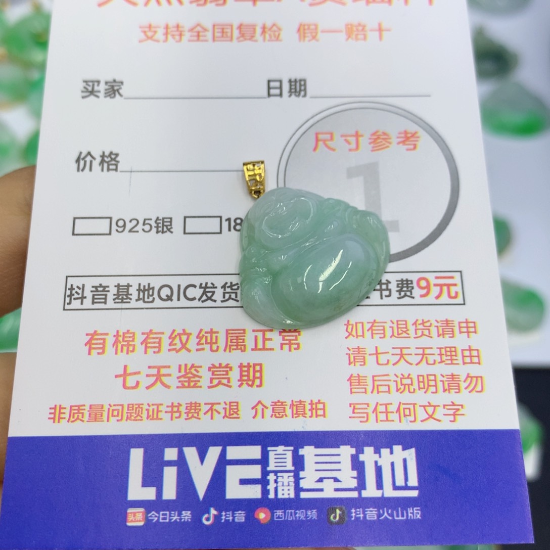 翡翠颈饰未镶嵌翡翠