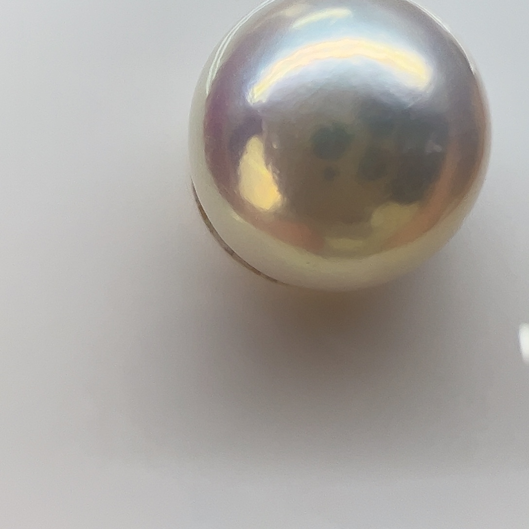 麦***肉银S925镶嵌淡水珍珠裸珠