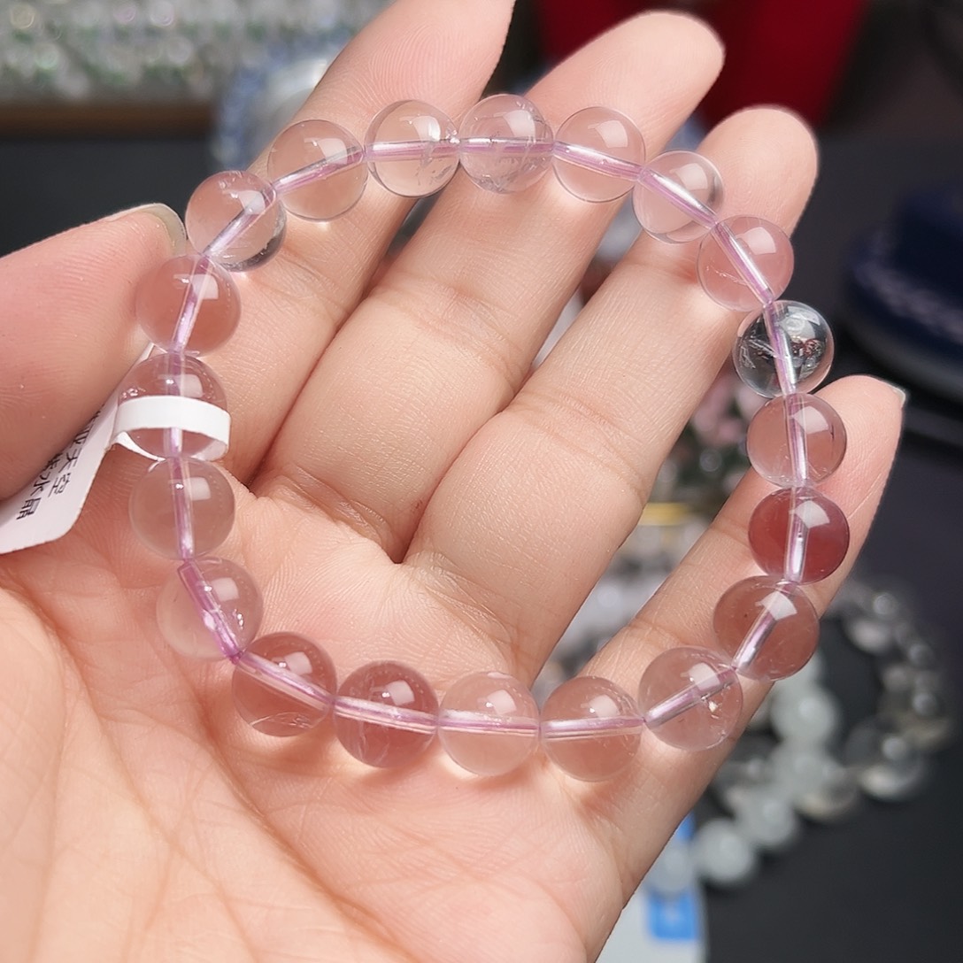 未镶嵌手链水晶紫水晶23号