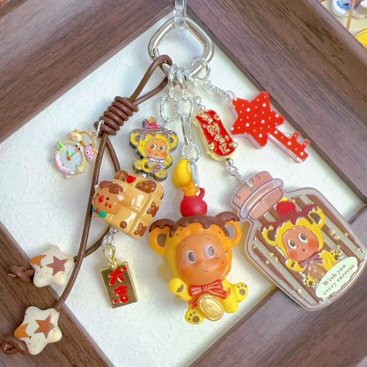 天天亮晶晶【11.4号【D】编号】diy多功能手机饰品通用创意包挂