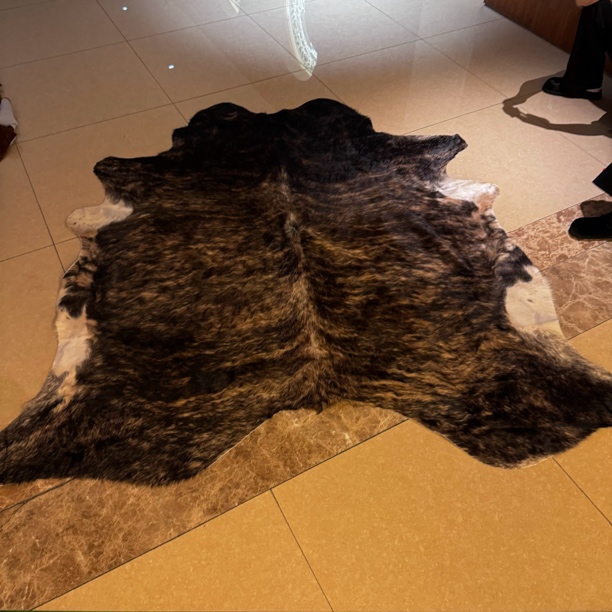【本尼家】P114 220*215cm专拍牛皮地毯家用轻奢手工