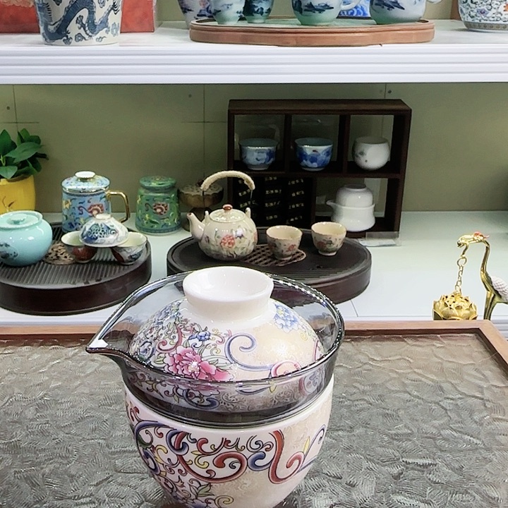 茶具套装旅行茶具茶叶罐密封罐玻璃杯