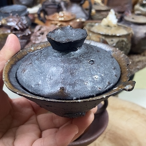 杯两才盖碗 柴烧裸烧手作品