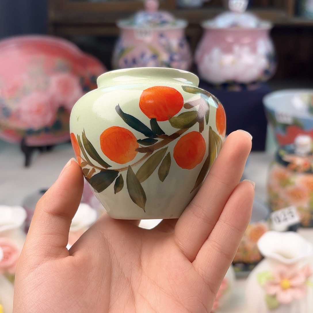 景德镇手绘高温釉下彩陶瓷茶具