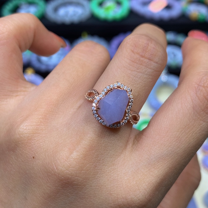 翡翠银S925镶嵌颈饰翡翠