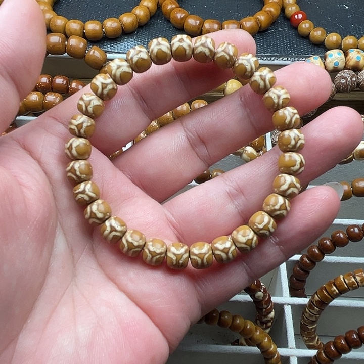 曾***经紫金鼠手串紫金鼠实心三花鬼脸手串