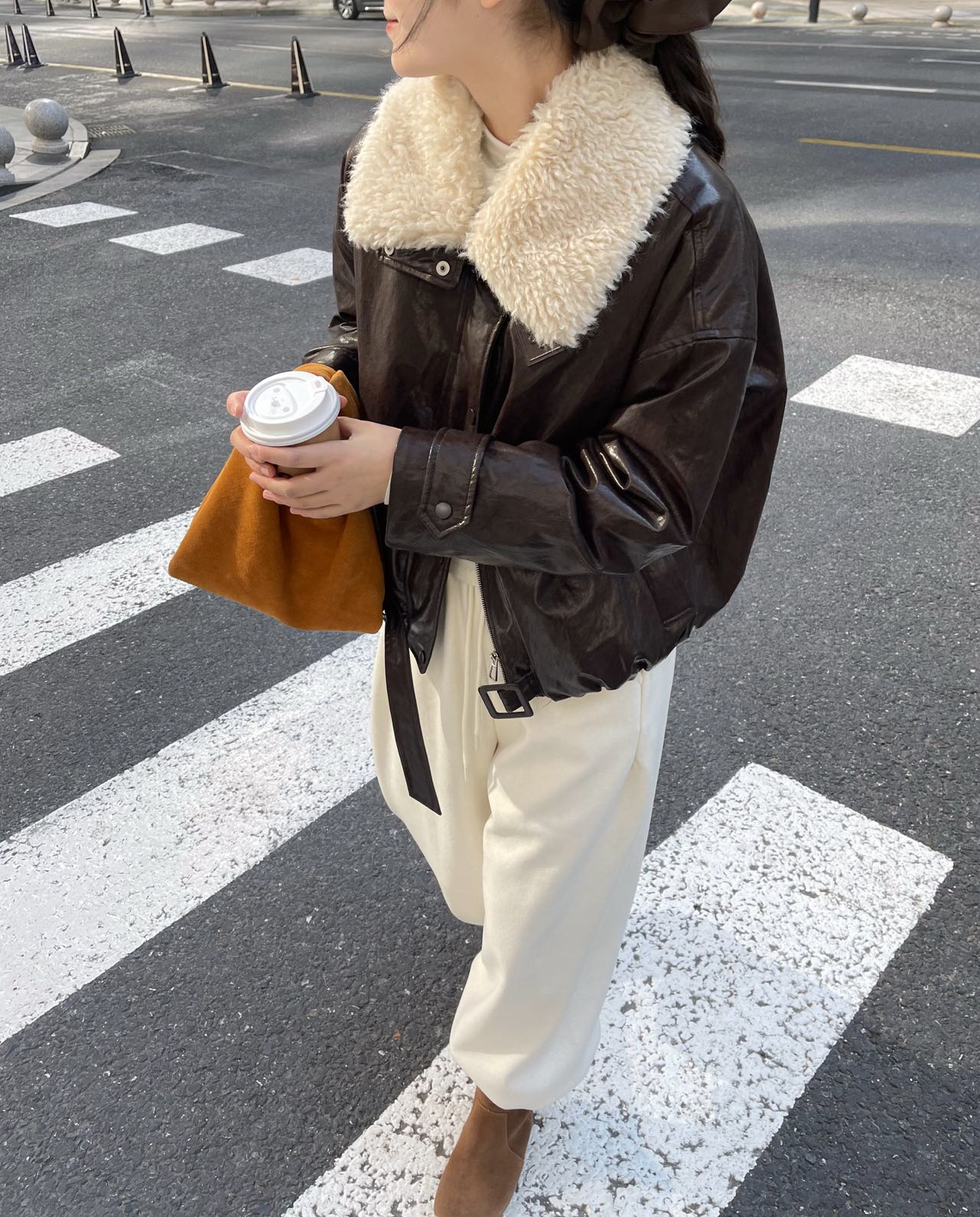 韩版宽松休闲加厚保暖高品质内里羽绒服