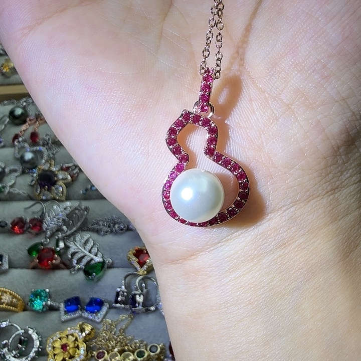 戒指水晶银S925镶嵌