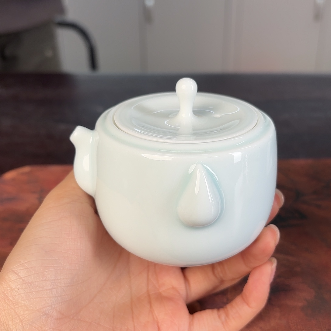 龙泉云间青瓷小米茶器
