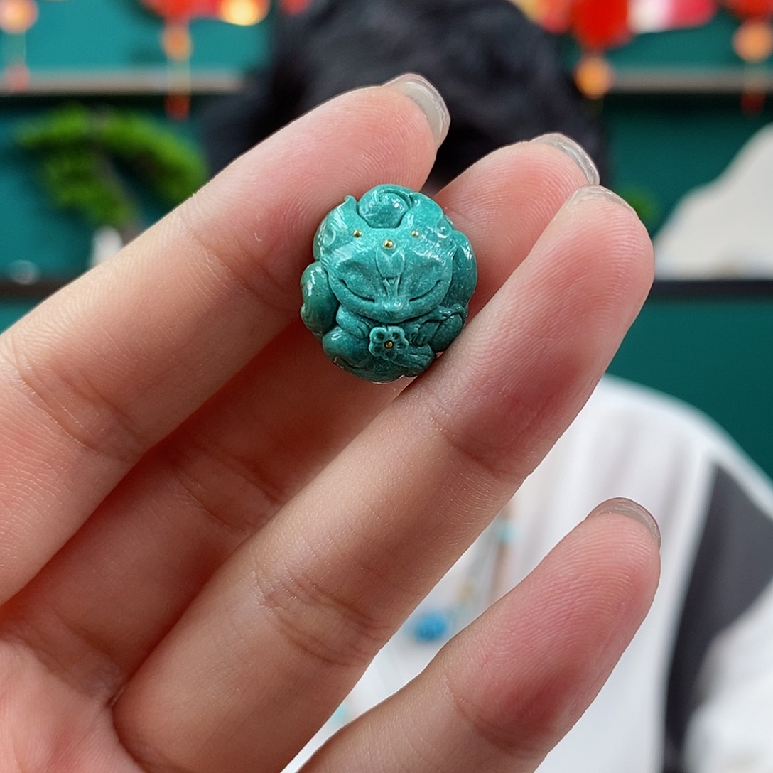 绿松石珠宝奇石未镶嵌