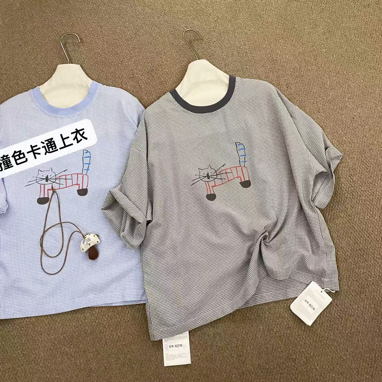 自留款！YY#6216  日系卡通上衣 07-02