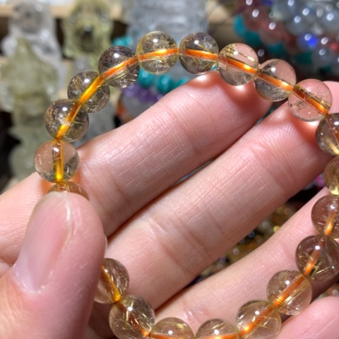 发晶手串未镶嵌9mm手串