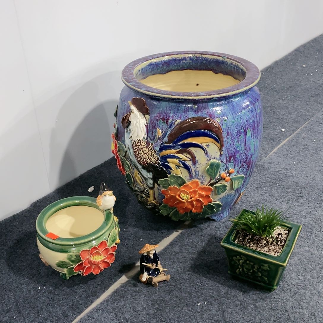 红陶欣**荣石湾湾湾湾盆