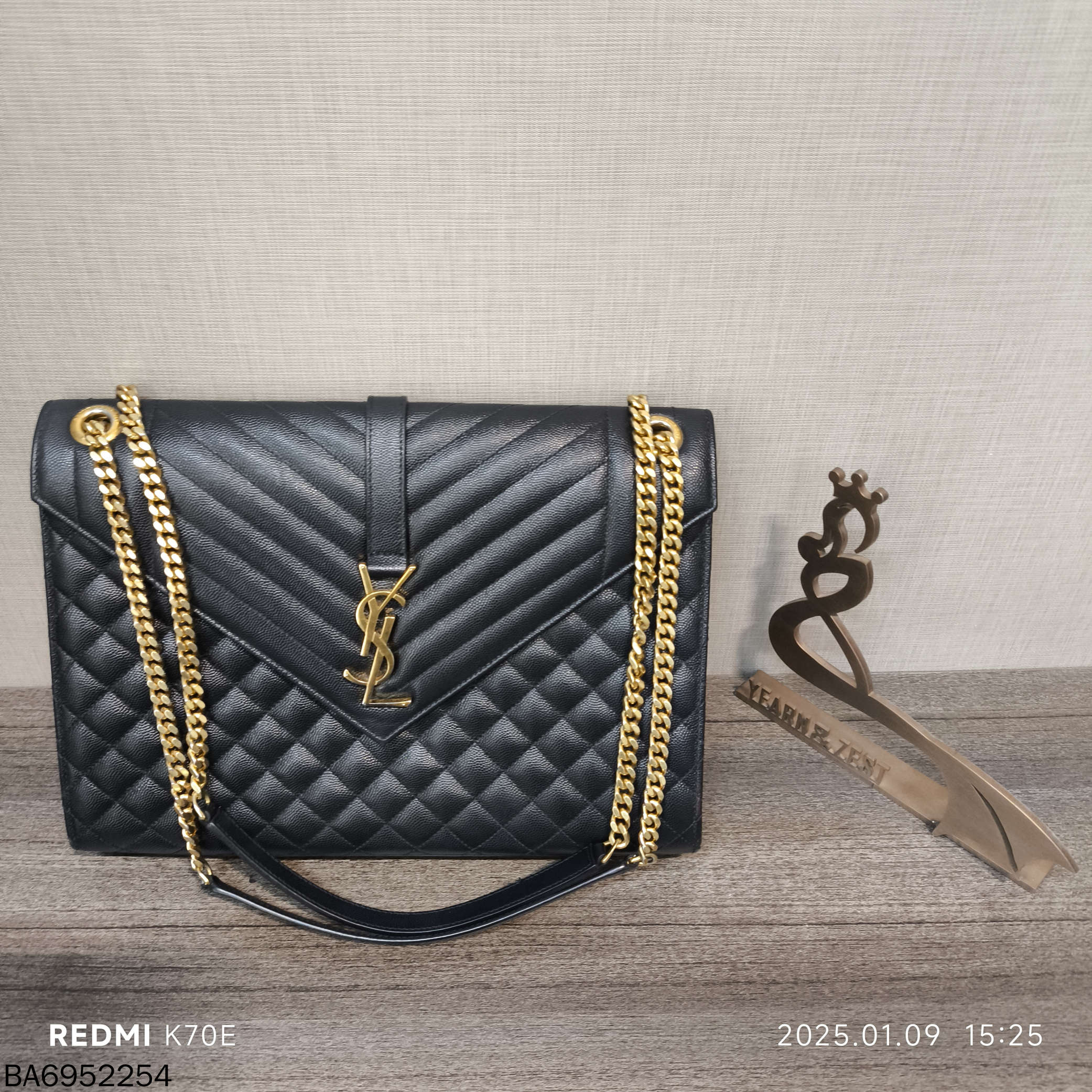 99新 YSL/圣罗兰 envelope大号信封包/BA6952254