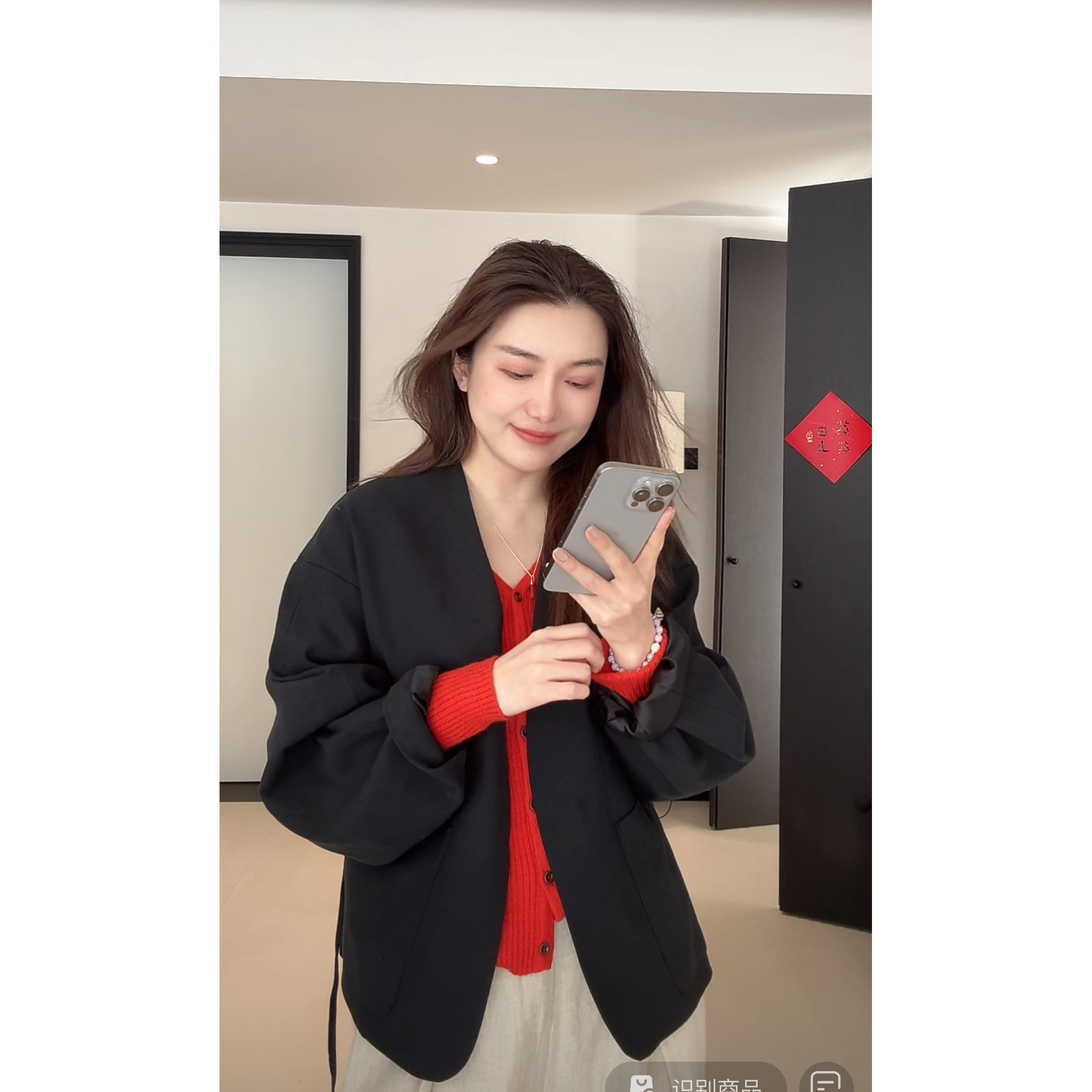 ［REVAN SUN］-大骨架穿搭 无领外套2598056