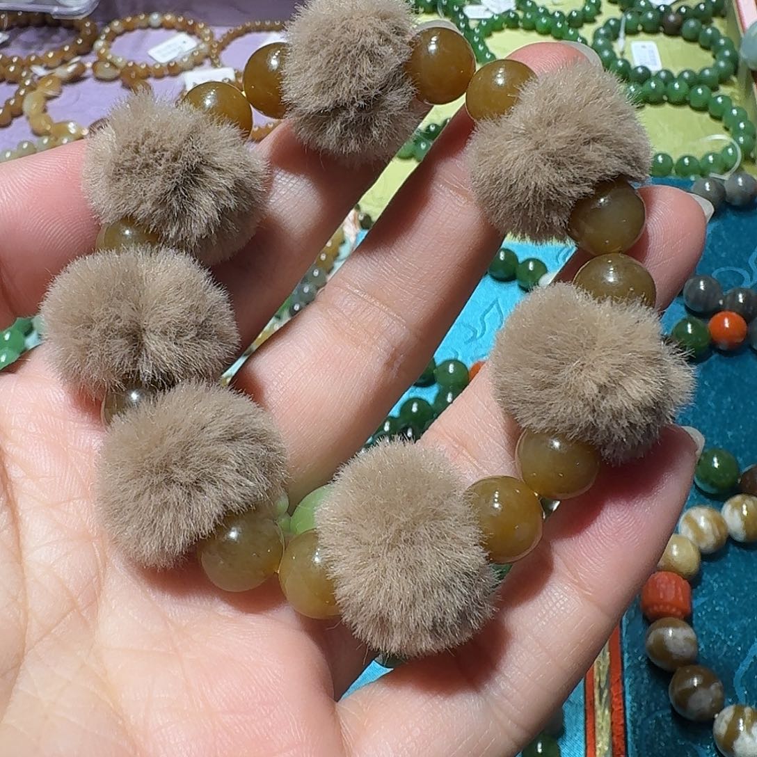 和田玉未镶嵌手链