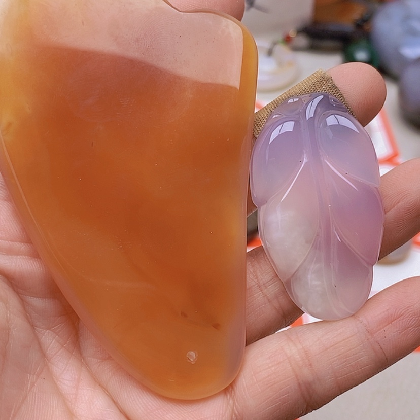 【闪购商品】未镶嵌玛瑙/玉髓珠宝半成品梦*露