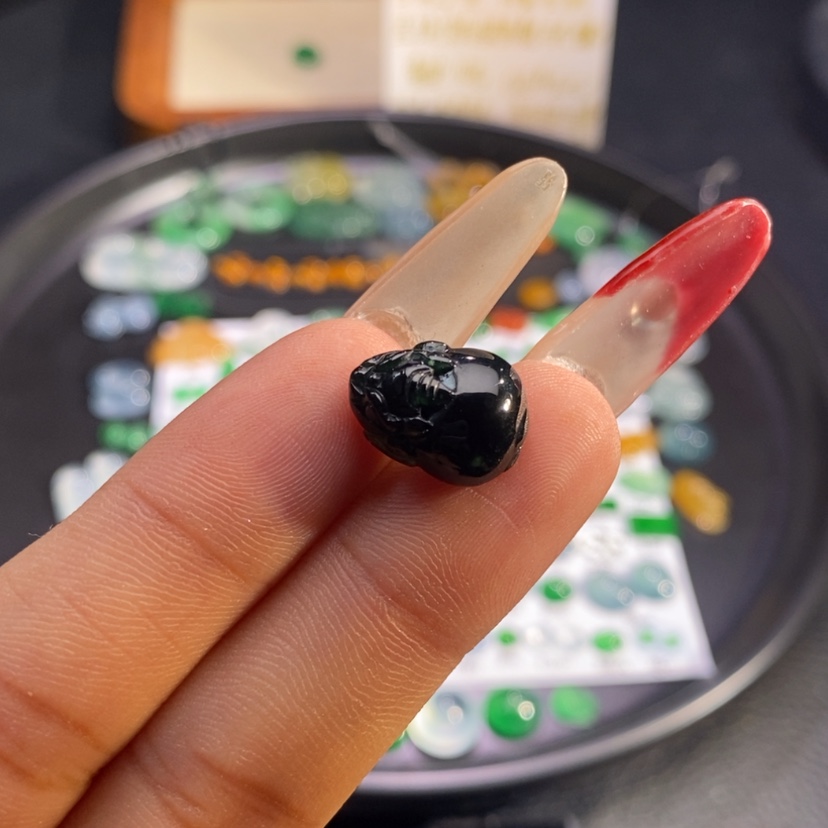 【闪购商品】翡翠挂件银S925镶嵌金蟾