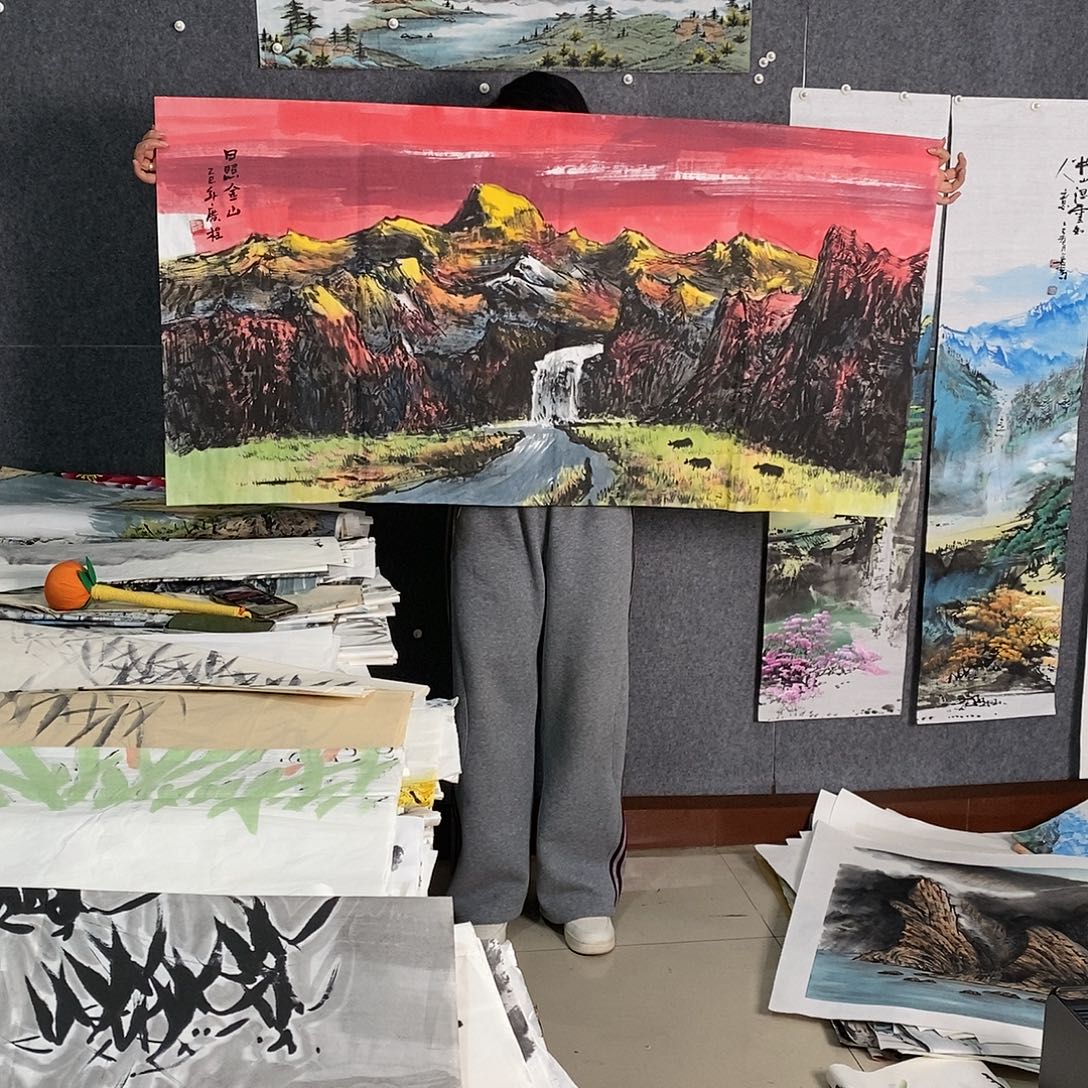 国画手写手绘国画作品298