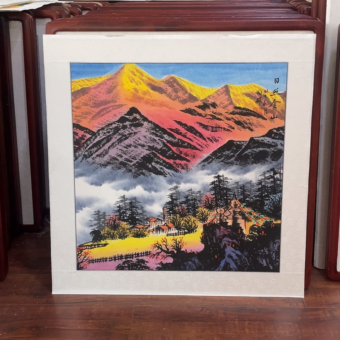 国画带框尺寸63*63厘米