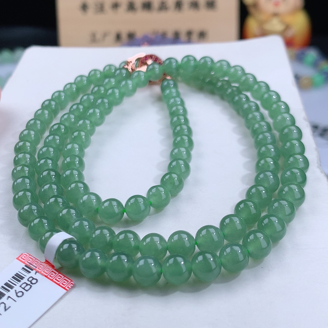 翡翠手链未镶嵌卡6