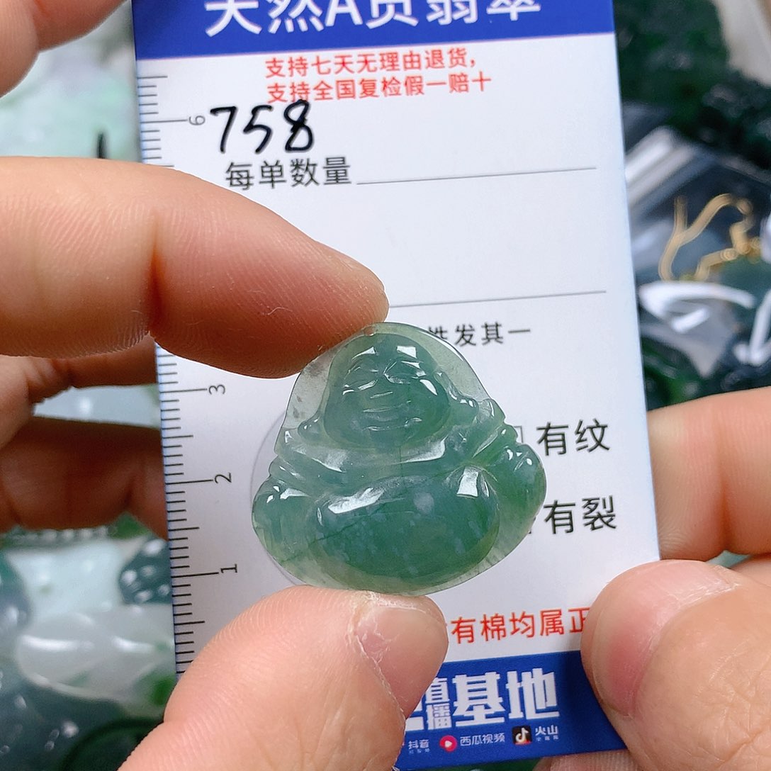 翡翠颈饰未镶嵌天然翡翠