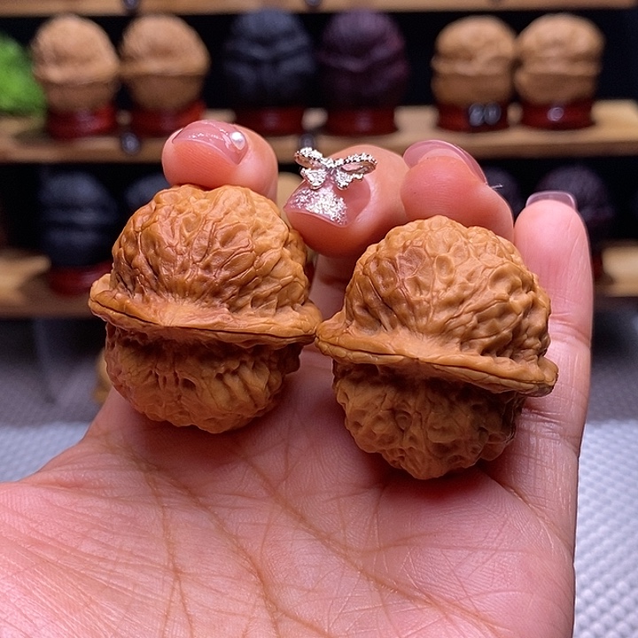 文玩核桃把件公子帽38