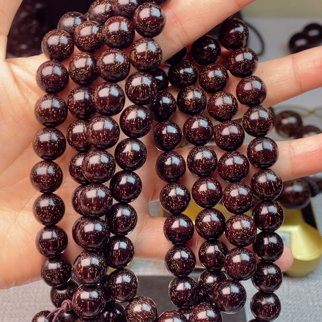 檀香紫檀（小叶紫檀）1.0*108爆星