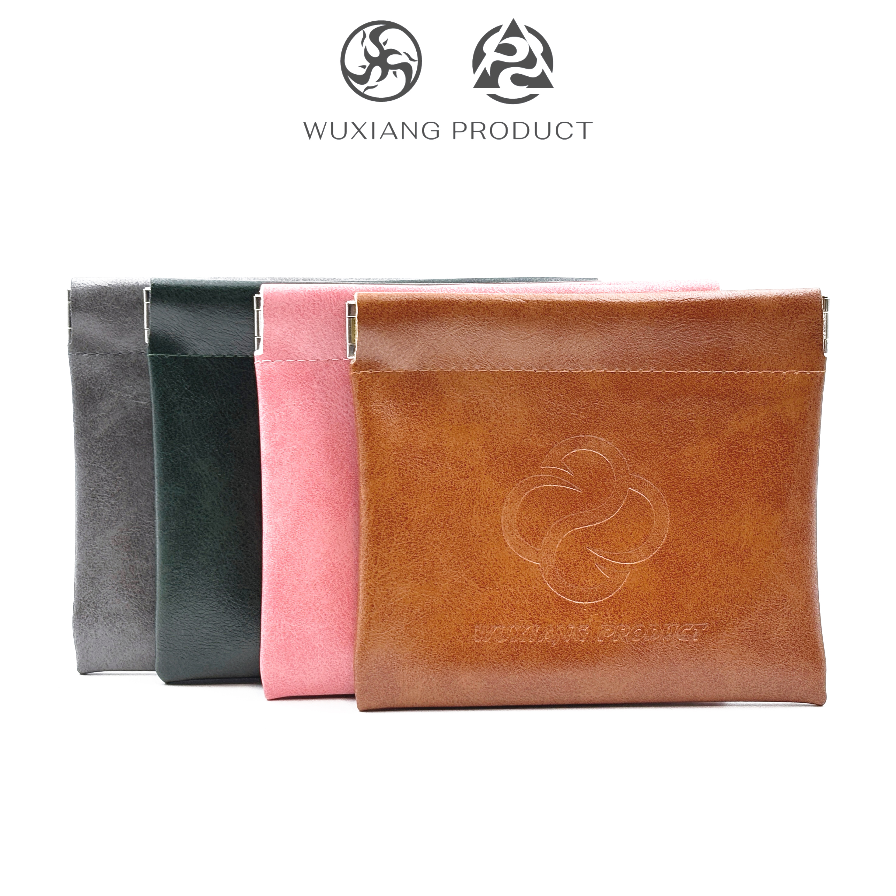 【文玩包】高端PU水油皮文玩手串收纳袋  弹片自动开合