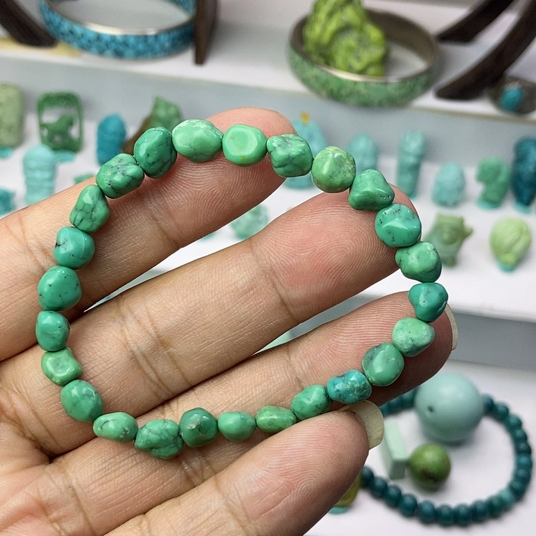 绿松石珠宝奇石未镶嵌