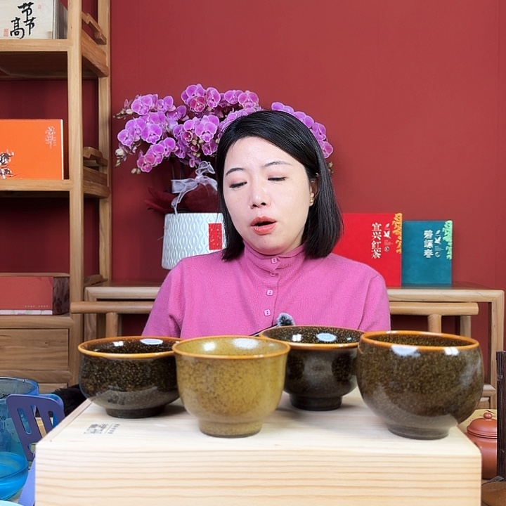 紫砂杯子茶抹釉系列主人杯，全手工