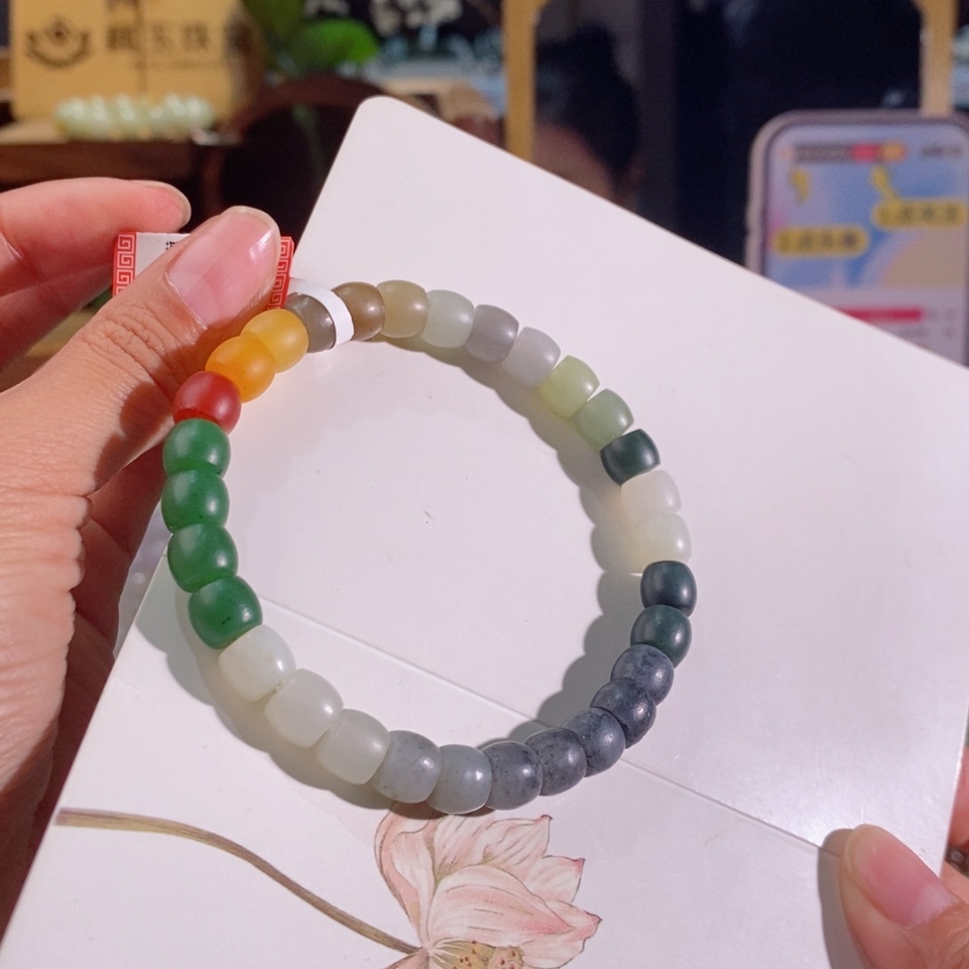 和田玉手串多样性拍一发一未镶嵌