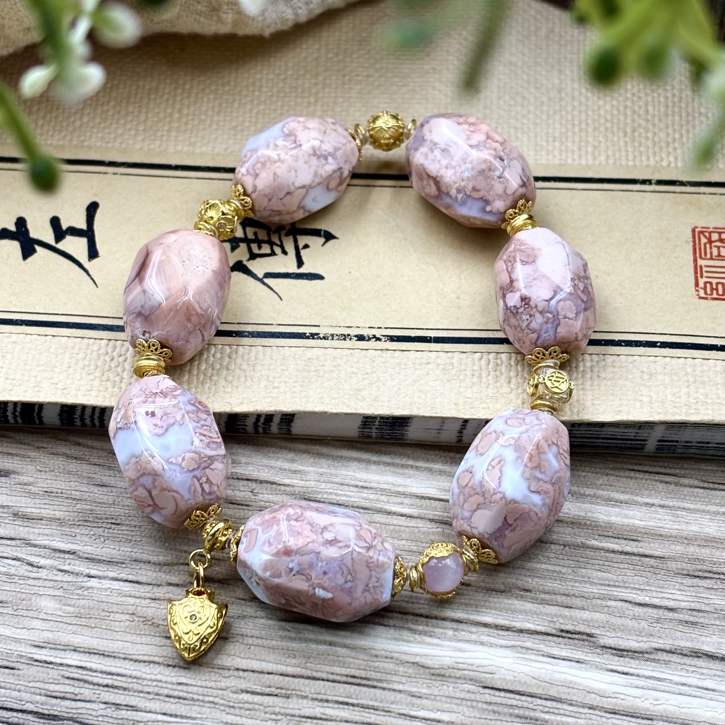 【晟伊】定级阶梯珠珠配比手串+名+日期（多样性发一）