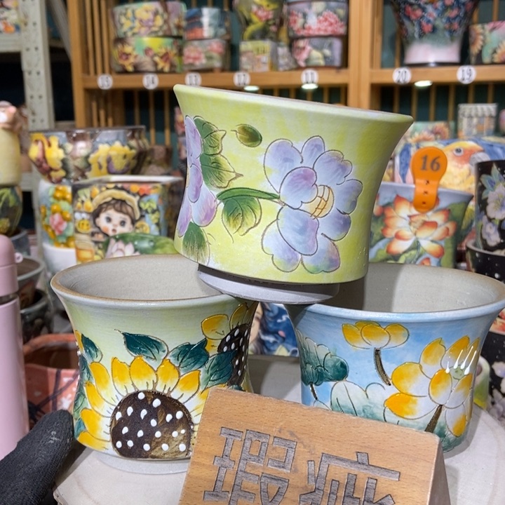 红陶景德镇艺术手绘作品