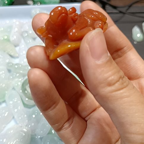 石英质玉（黄龙玉）合金珠宝奇石支持复检