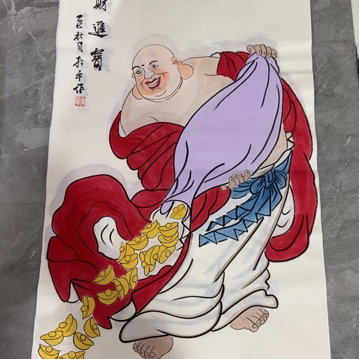 枕书斋画廊的直播间